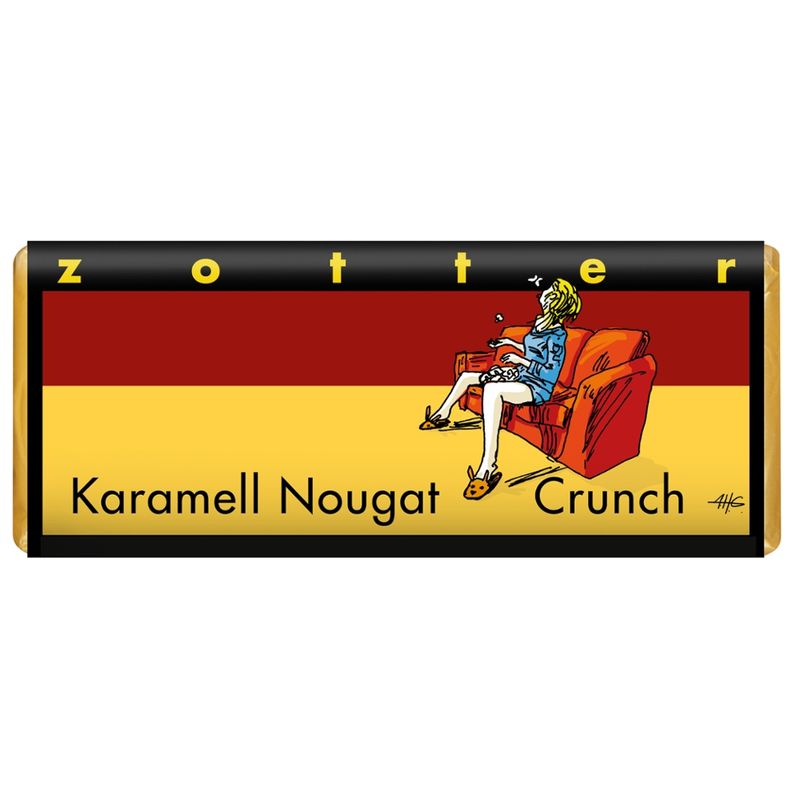 Zotter Schokolade Karamell Nougat Crunch - Produktbild
