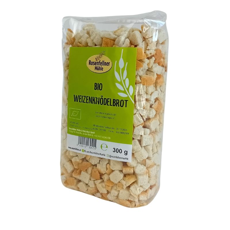 Rosenfellner Mühle & Naturkost Bio Weizenknödelbrot hell 300g - Produktbild