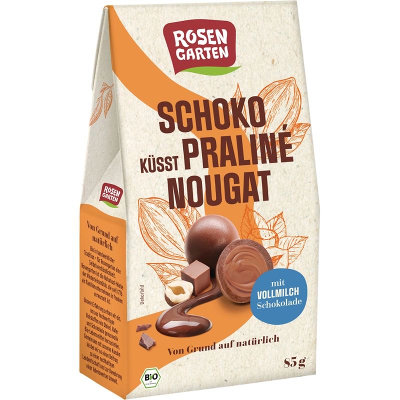 Rosengarten Schoko küsst Praliné Nougat - Produktbild