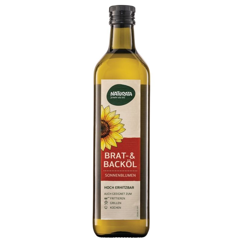 NATURATA Sonnenblumen Brat- und Backöl, kbA - Produktbild