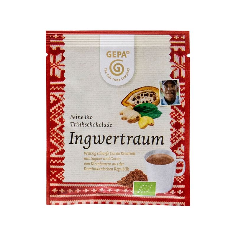 GEPA - The Fair Trade Company Trinkschokolade Ingwertraum - Produktbild