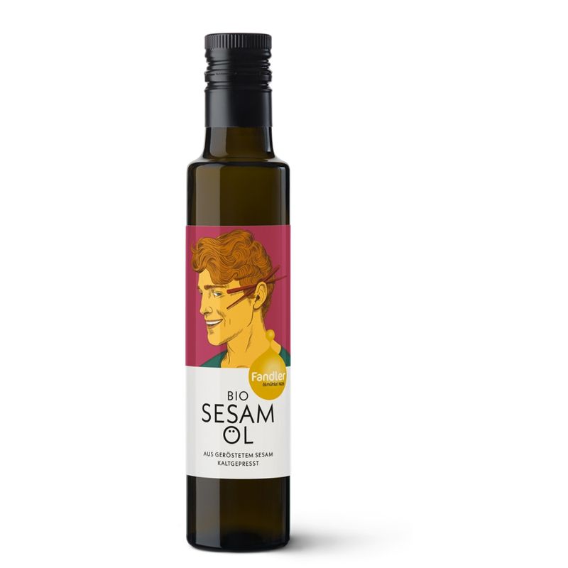 Ölmühle Fandler Fandler Bio-Sesamöl kaltgepresst, 500 ml - Produktbild