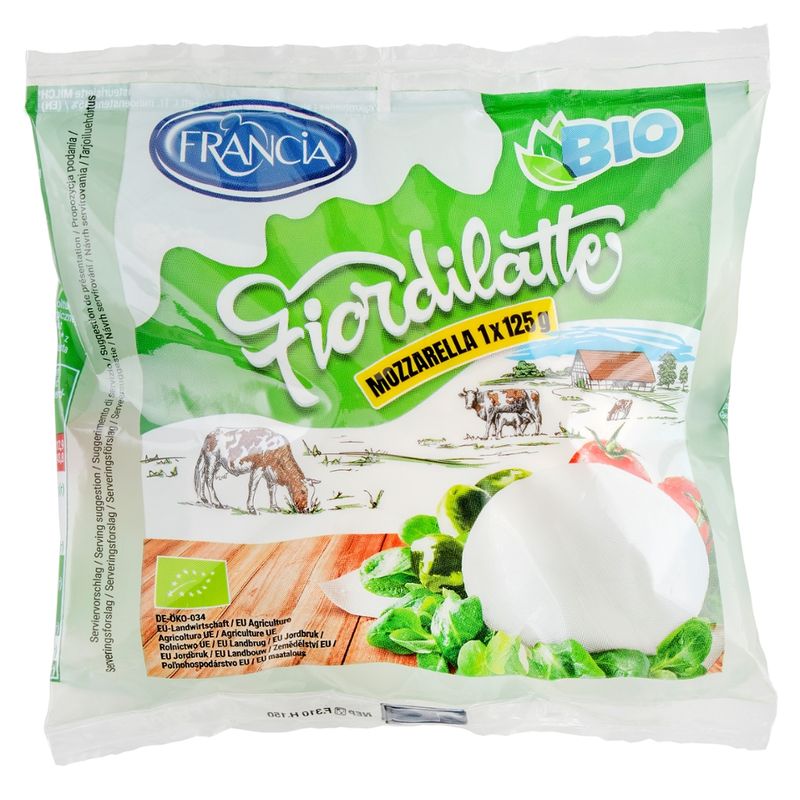 Francia BIO Mozzarella 125 g Francia - Produktbild