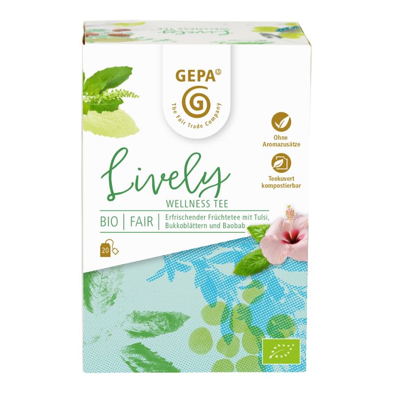 GEPA - The Fair Trade Company Bio Lively Wellness Tee - Produktbild