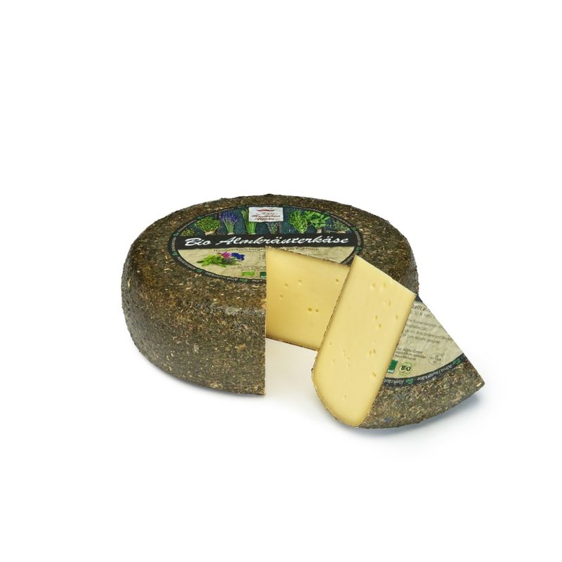 Die Käsemanufaktur Allgäu  Bio Almkräuterkäse 50% Fett. i. Tr. - Produktbild