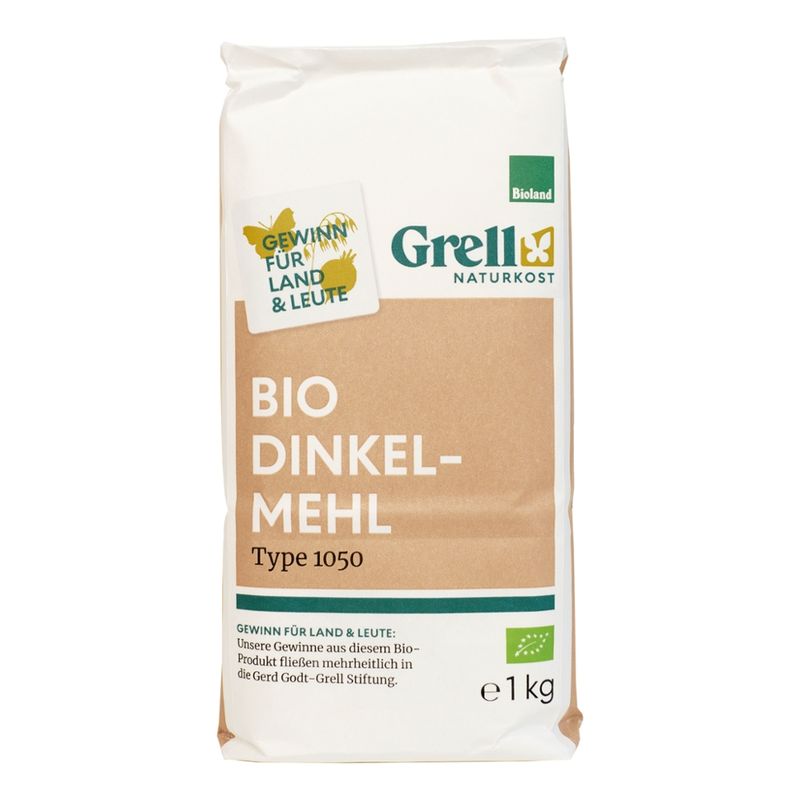 Grell Naturkost Dinkelmehl Type 1050 (Bioland) - Produktbild