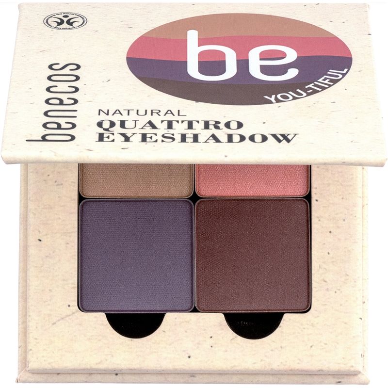 benecos benecos Natural Quattro Eyeshadow beautiful eyes - Produktbild