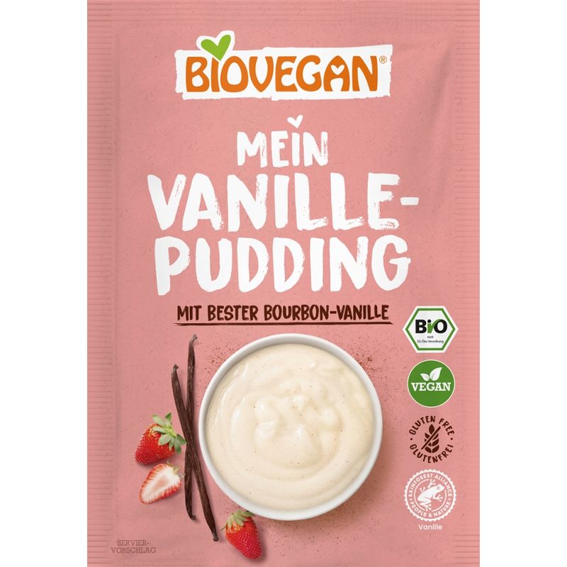 Biovegan Mein Bourbon Vanille Pudding, 36g BIO - Produktbild