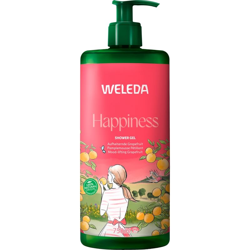 Weleda WELEDA Happiness Shower Gel Grapefruit - Produktbild