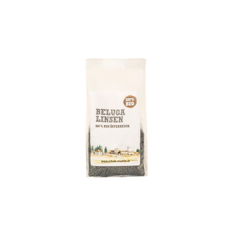 Schalk Mühle 300 g Bio Österreichische Beluga Linsen - Produktbild