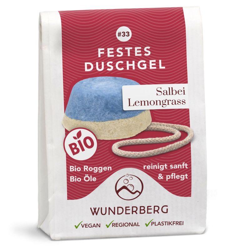 Wunderberg Festes Duschgel #33 Salbei - Lemongrass - Produktbild
