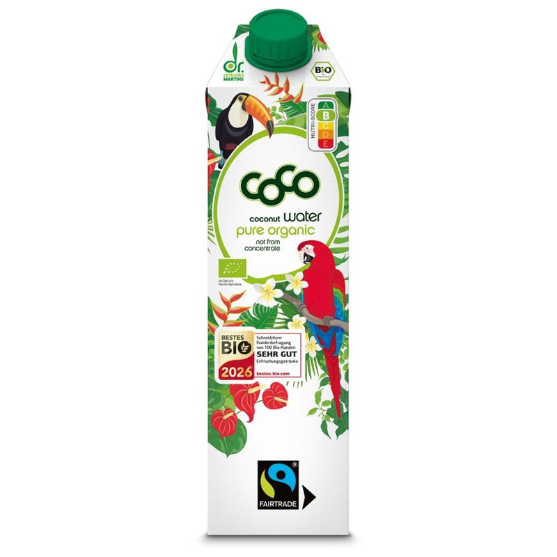 Dr. Antonio Martins Dr. Antonio Martins Coco Water Fairtrade Pur 1000ml - Produktbild