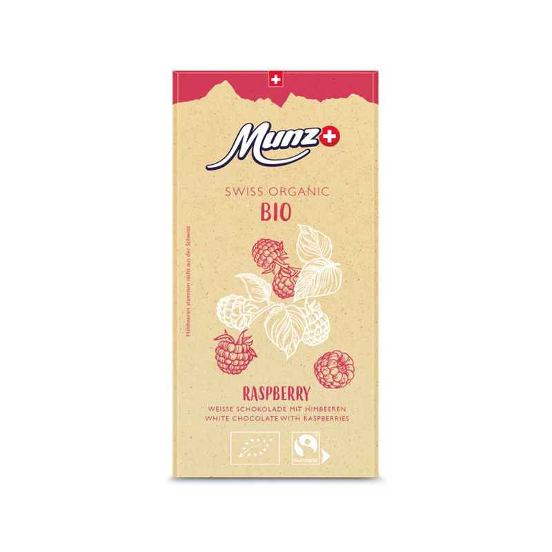 Munz Munz Organic Raspberry 100g - Produktbild