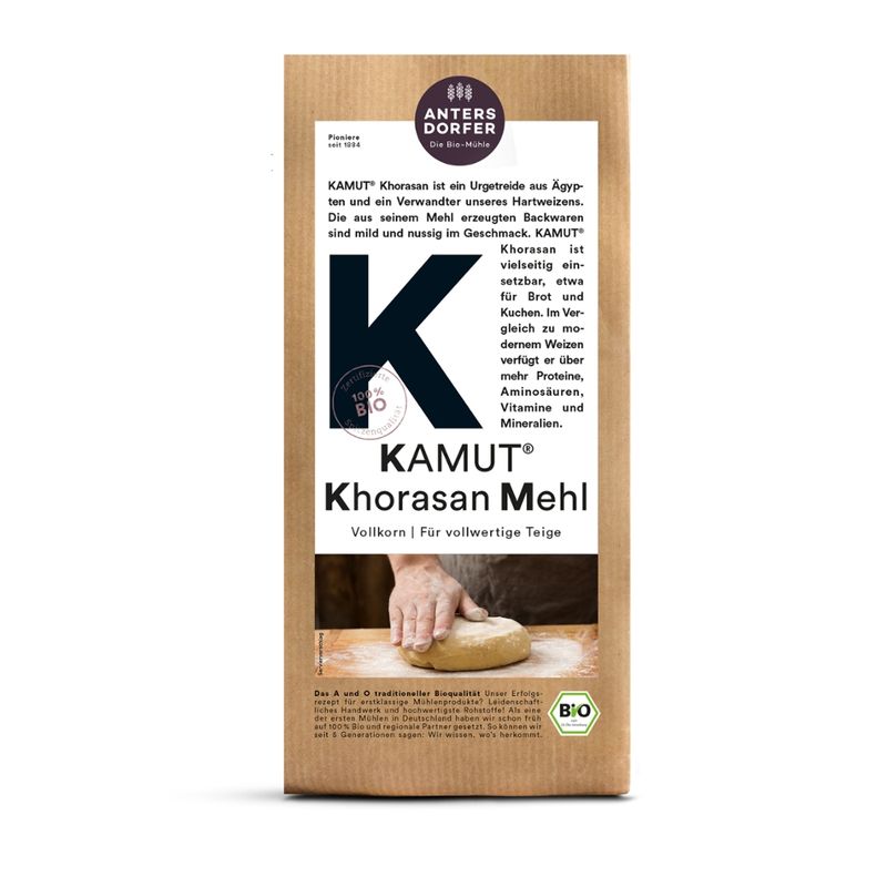 Antersdorfer - Die Bio-Mühle Bio KAMUT® Khorasan Mehl  (Vollkorn) - Produktbild