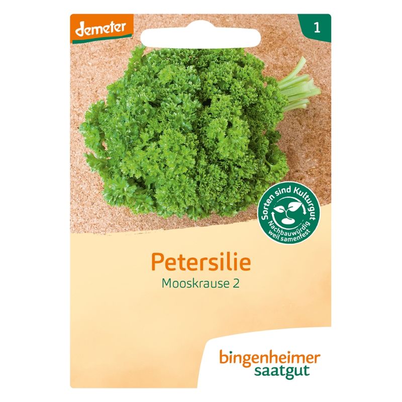 Bingenheimer Saatgut Mooskrause - Petersilie (Saatgut) - Produktbild