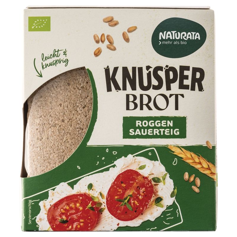 NATURATA Knusperbrot Roggen-Sauerteig, kbA - Produktbild