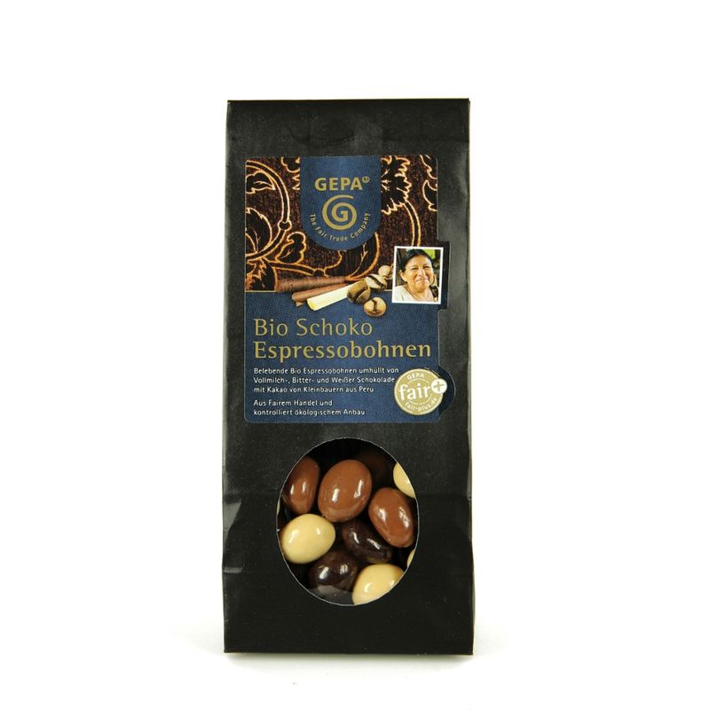 GEPA - The Fair Trade Company Bio Schoko Espressobohnen - Produktbild