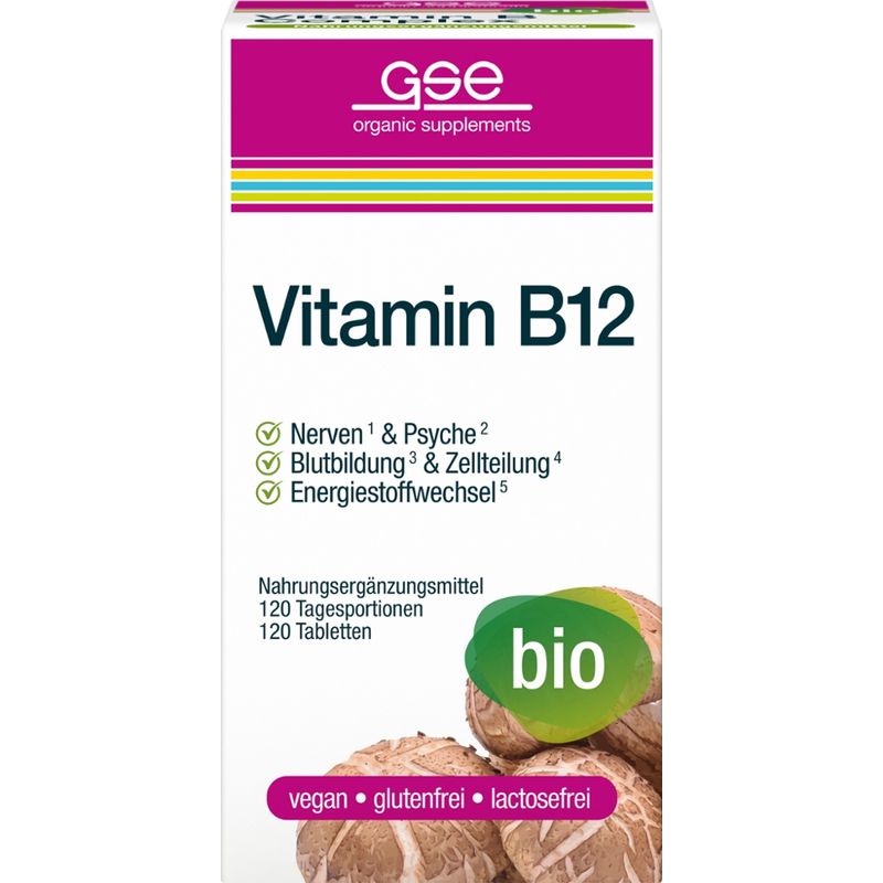 GSE  Vitamin B12 Compact (Bio), 120 Tabletten à 280 mg - Produktbild