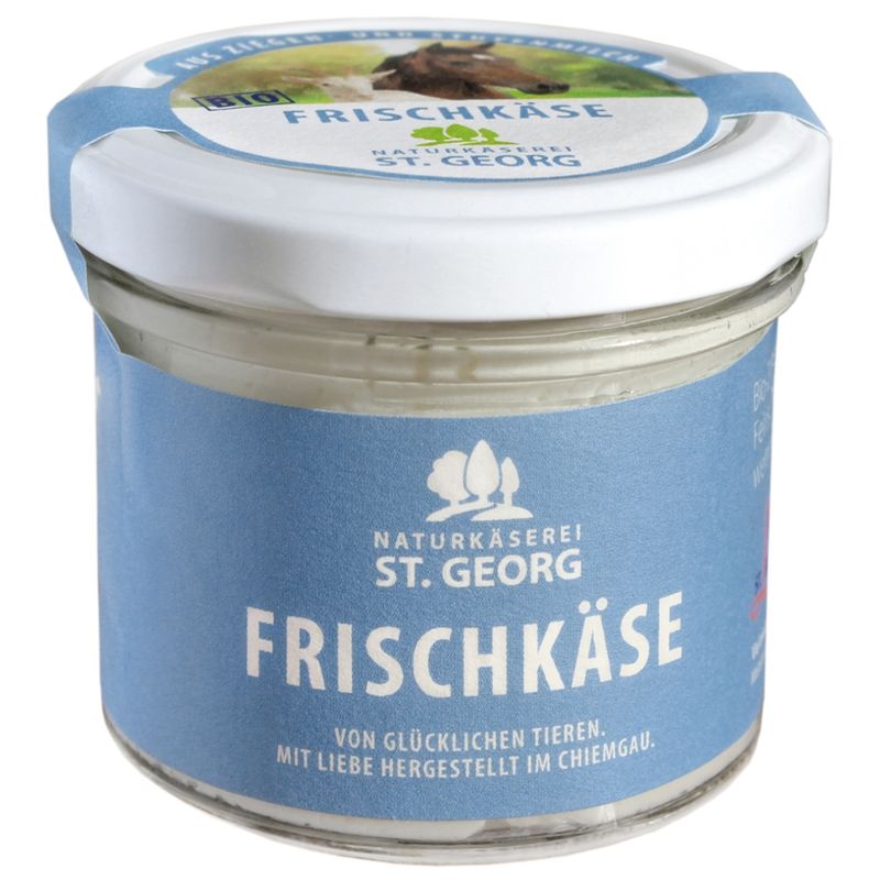 St. Georg Naturkäserei Bio-Frischkäse Natur aus Ziegen- und Stutenmilch - Produktbild