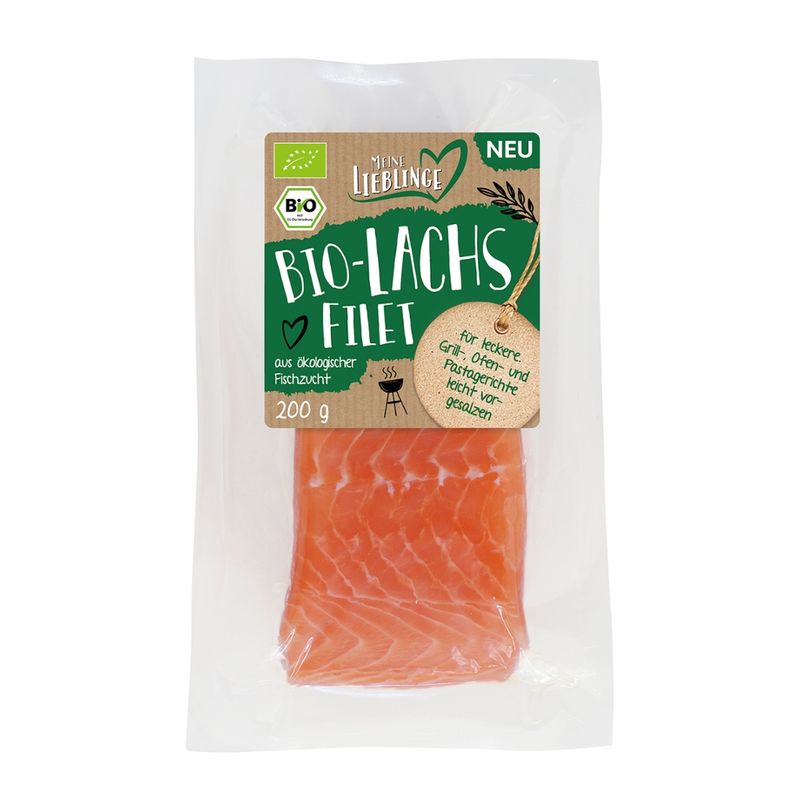 Meine Lieblinge ML Bio‐Lachsfilet 200g VAC - Produktbild