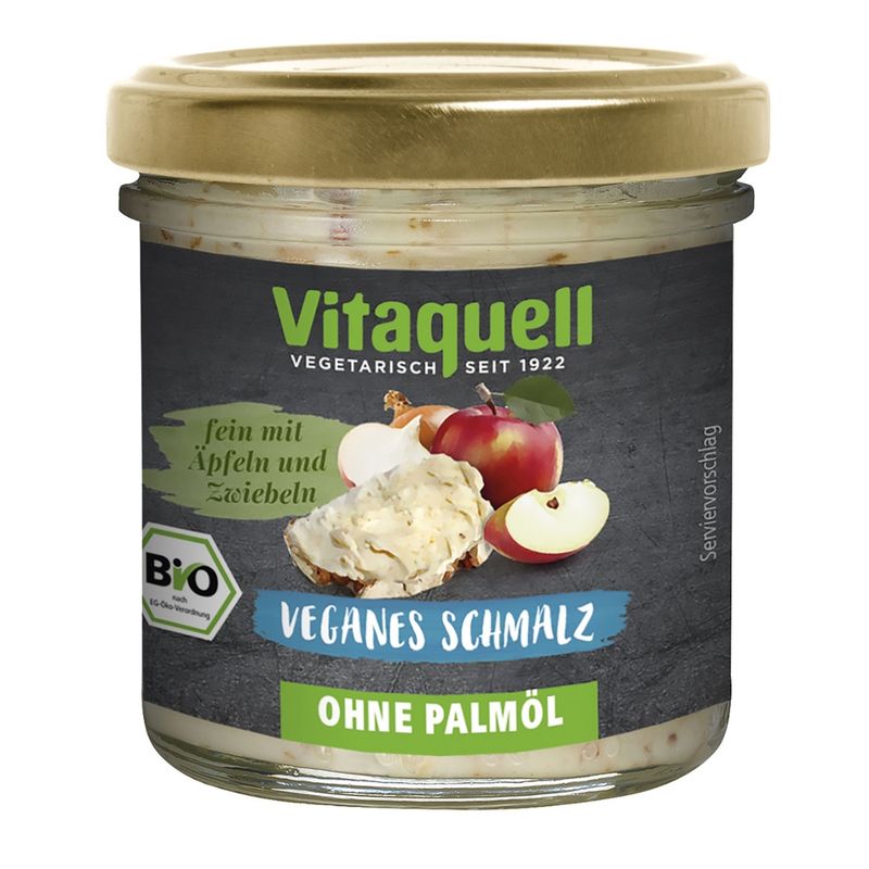 Vitaquell Veganes Schmalz ohne Palmöl Bio - Produktbild