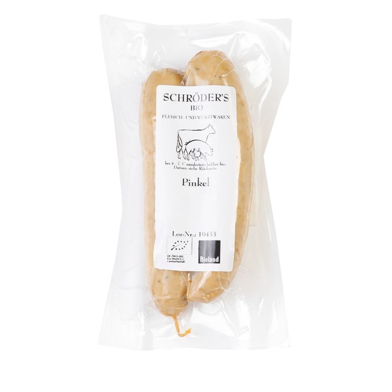 Schröder's Bio Fleisch- und Wurstwaren Pinkel 2 x 100 g - Produktbild