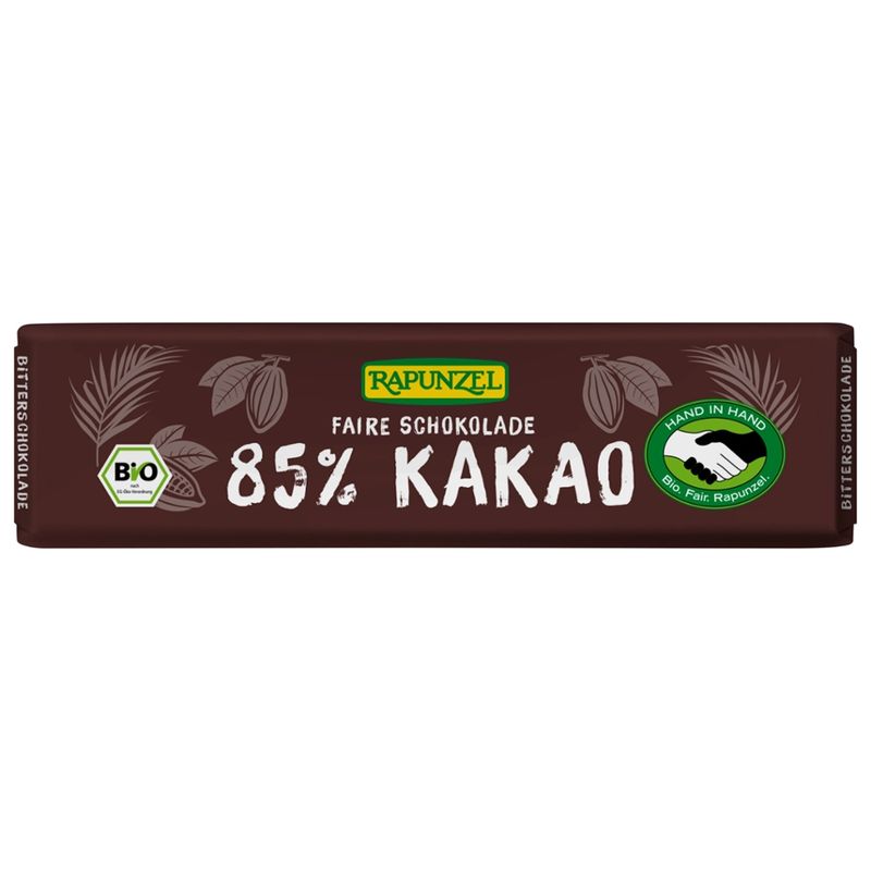 Rapunzel Bitterschokolade Täfelchen 85% HIH - Produktbild