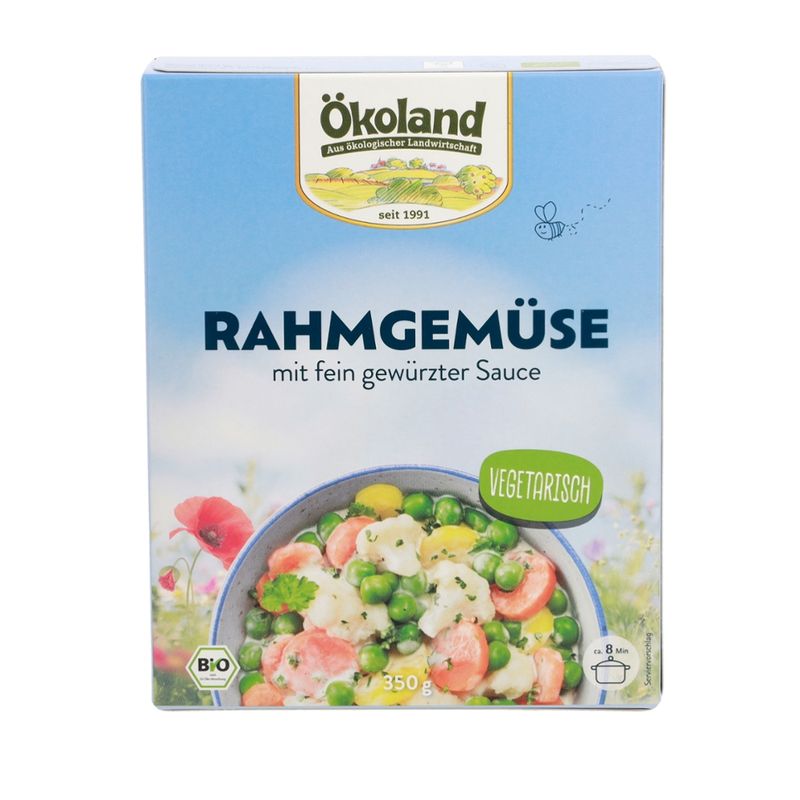 ÖKOLAND Rahm-Gemüse mit fein gewürzter Sauce - Produktbild