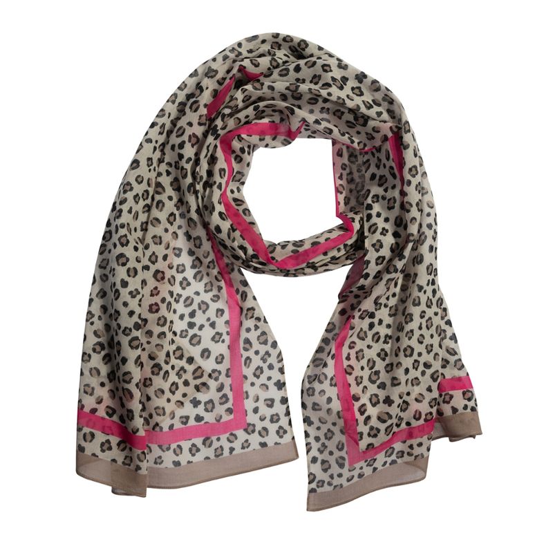 LIVING CRAFTS Tuch leo/pink 70x195 cm - Produktbild