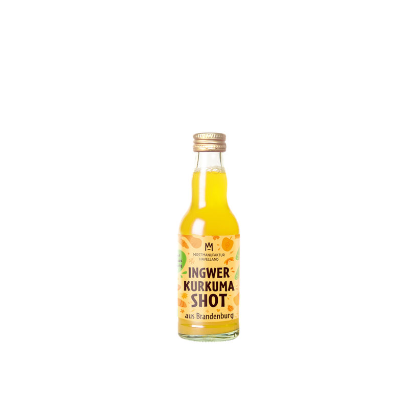 MostManufaktur Havelland Bio-Kurkuma-Ingwershot 200 ml - Produktbild