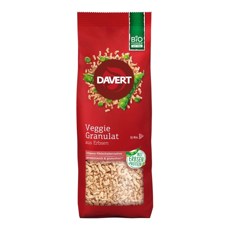Davert Veggie Granulat glutenfrei 100g - Produktbild