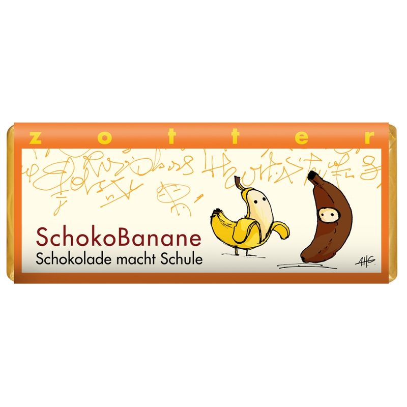 Zotter Schokolade SchokoBanane - Schokolade macht Schule - Produktbild