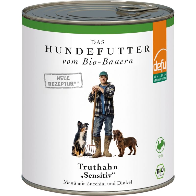 defu - Das Tierfutter vom Bio-Bauern Hund Truthahn "Sensitiv" - Produktbild