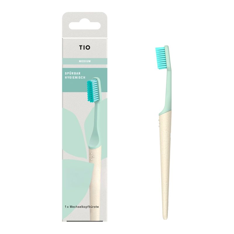 TIO GmbH Tio - TIOBRUSH - 1x Wechselkopfzahnbürste - MEDIUM - Produktbild