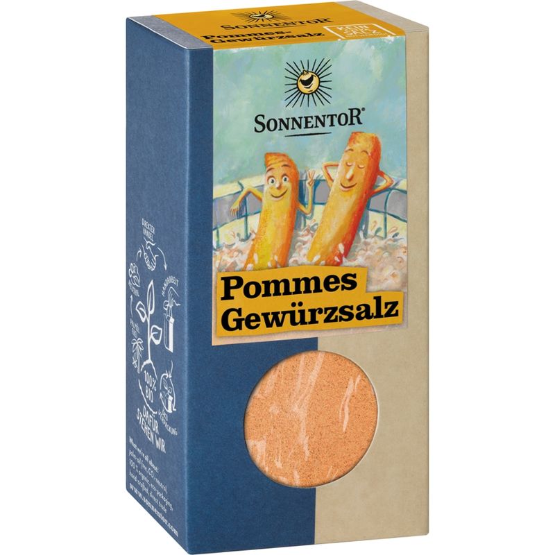 Sonnentor Pommes-Gewürzsalz, Packung - Produktbild