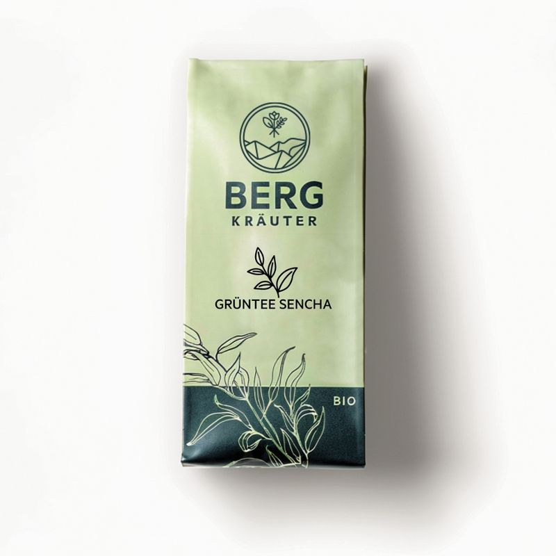 Bergkräuter Bergkräuter BIO Grüntee 100g - Produktbild
