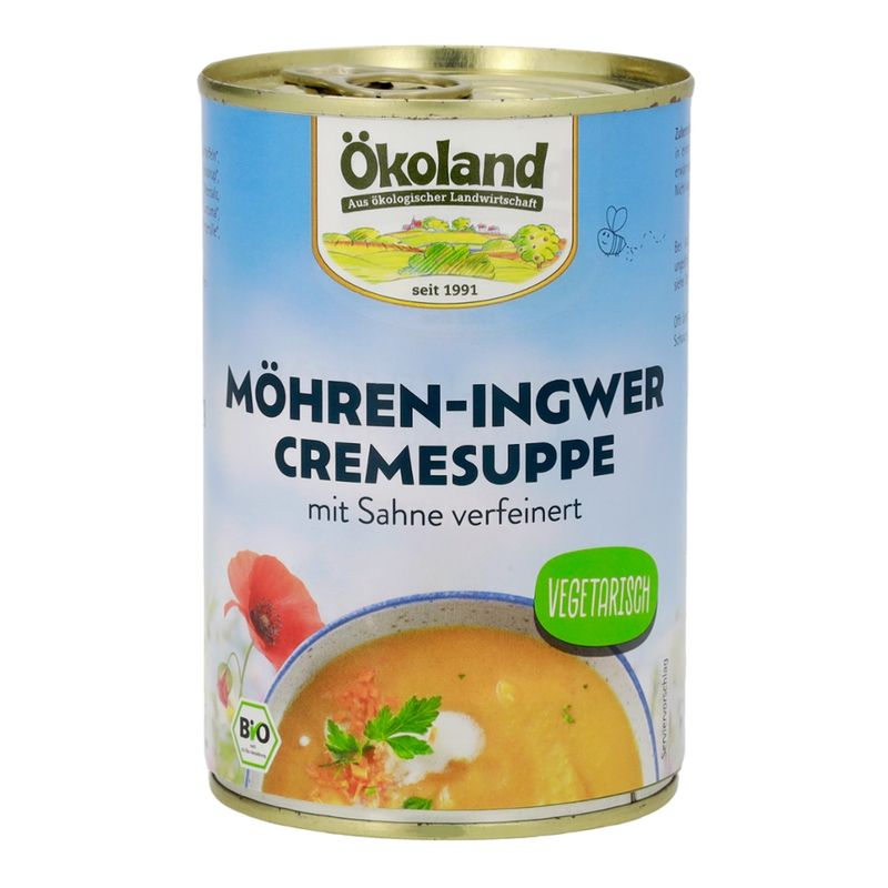 ÖKOLAND Möhren-Ingwer-Cremesuppe - Produktbild
