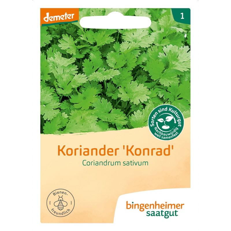Bingenheimer Saatgut Koriander Konrad - Kräuter (Saatgut) - Produktbild