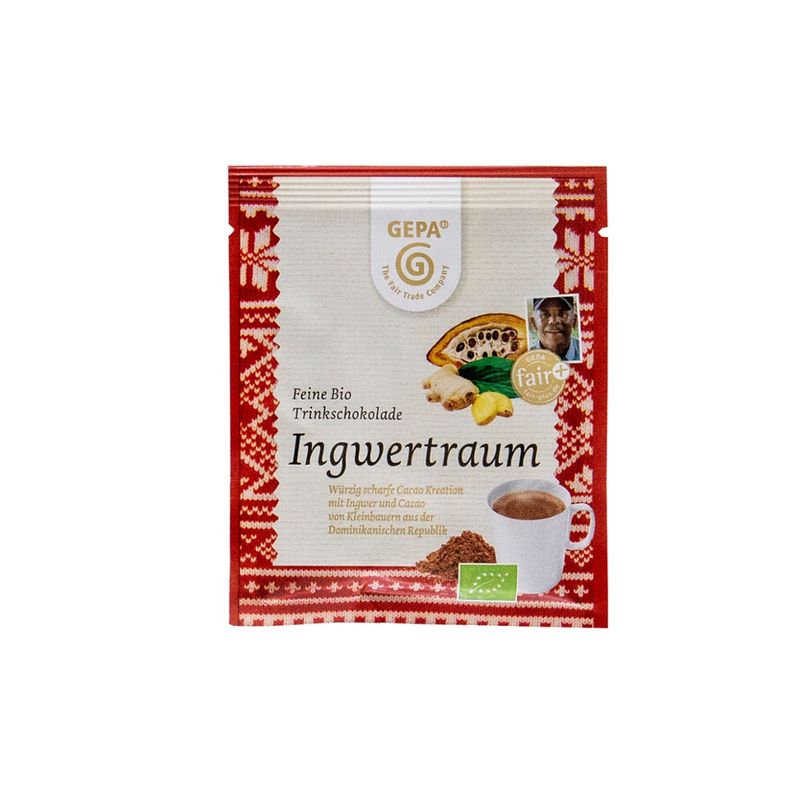 GEPA - The Fair Trade Company Trinkschokolade Ingwertraum - Produktbild