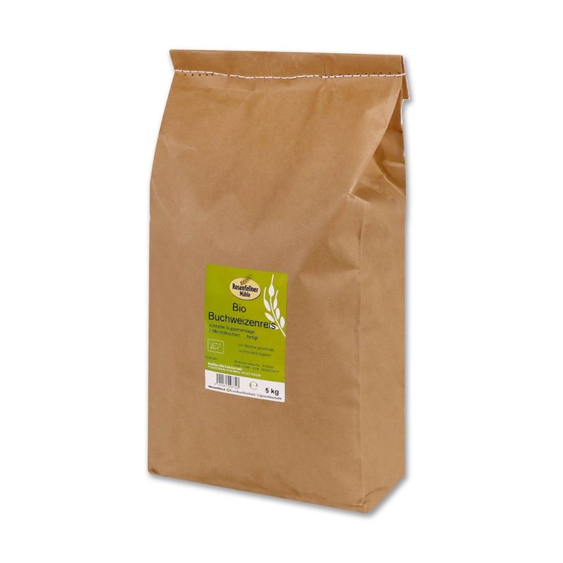 Rosenfellner Mühle & Naturkost Bio 5 Minuten Buchweizenreis 5kg - Produktbild