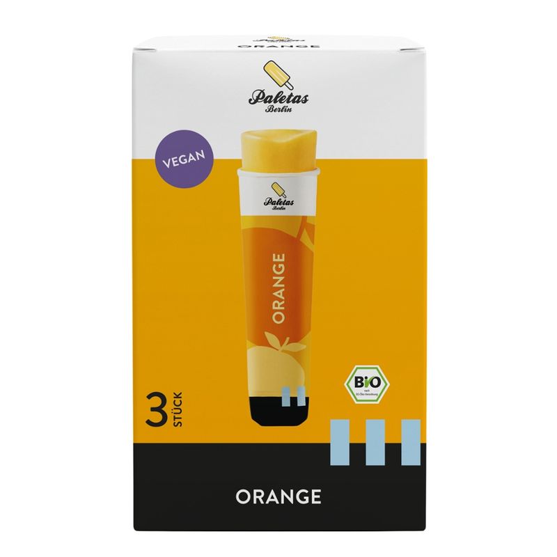 Paletas Berlin  Paletas Multipack Premium Bio-Eis Orange - Produktbild