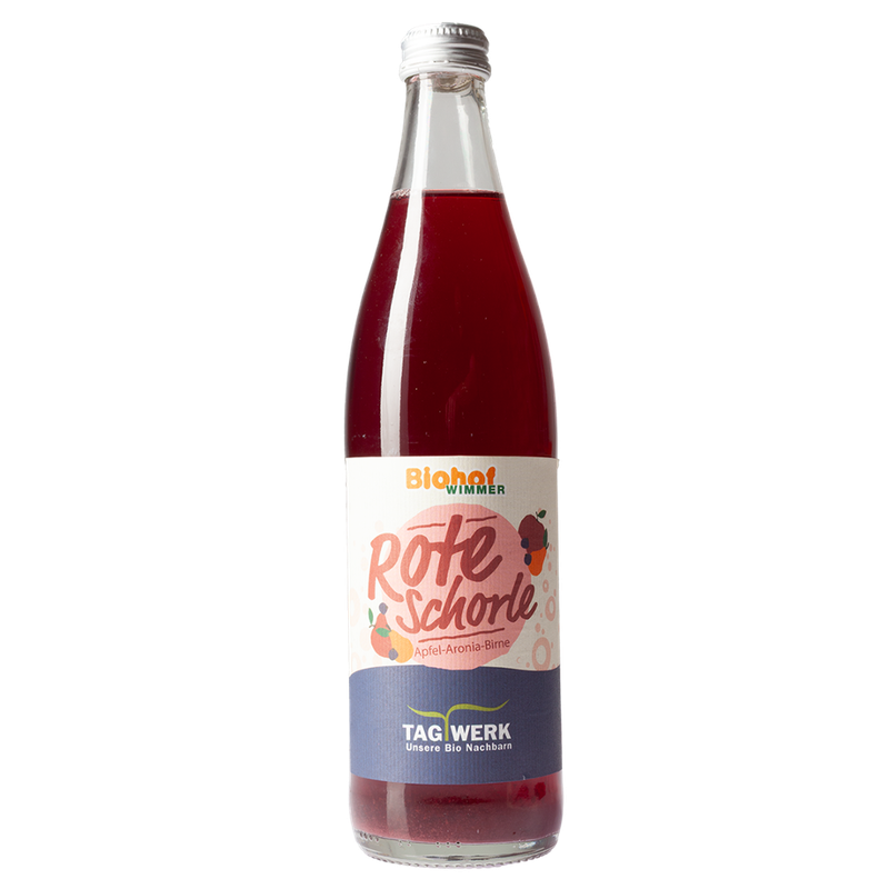TAGWERK Rote Schorle, Apfel-Aronia-Birne vom Biohof Wimmer - Produktbild