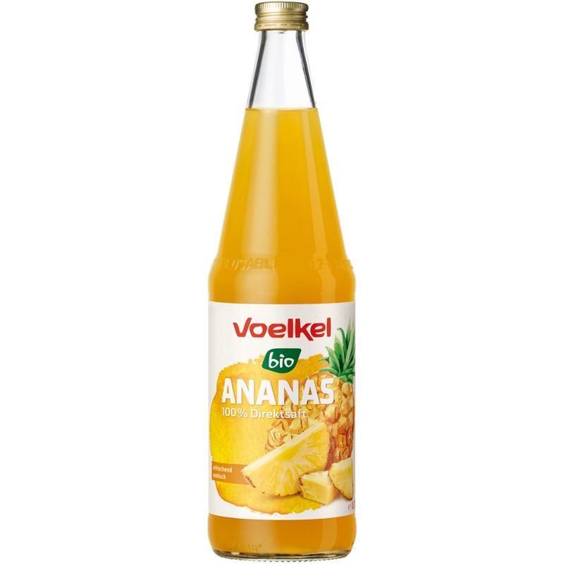 Voelkel Ananas 100% Direktsaft - Produktbild