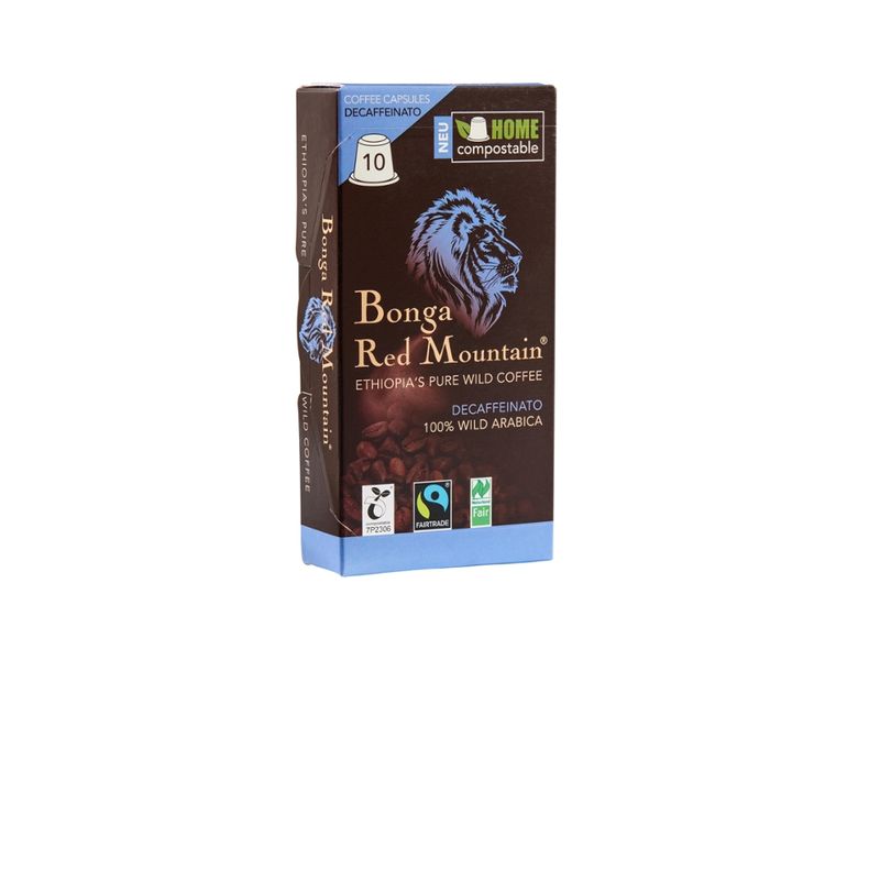 Bonga Red Mountain  Bonga Red Mountain, Kapseln, Decaffeinato, kompatibel mit Nespresso® Machinen, kompostierbar - Produktbild