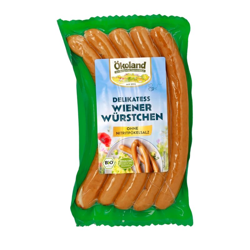 ÖKOLAND Delikatess Wiener Würstchen - Produktbild