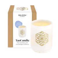 Baldini TaoCandle Glas weiß mit Feelruhe - Produktbild