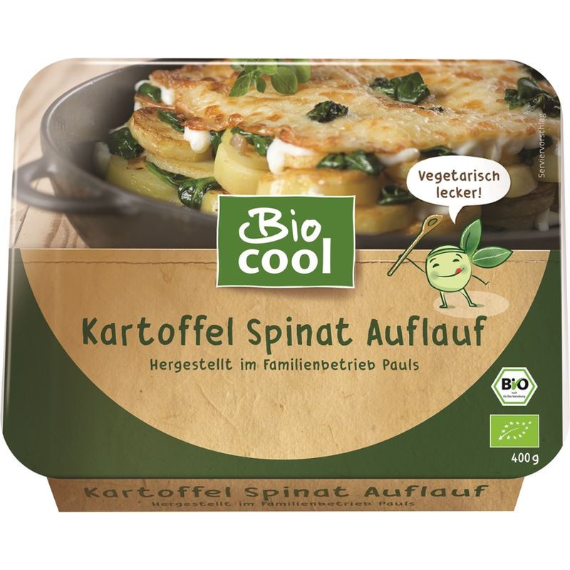 BioCool Kartoffel Spinat Auflauf - Produktbild