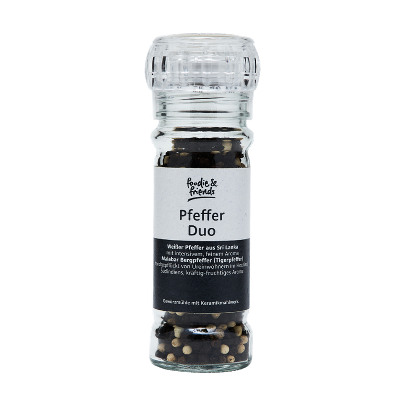 foodie & friends Keramikmühle BIO Pfeffer Duo - Produktbild