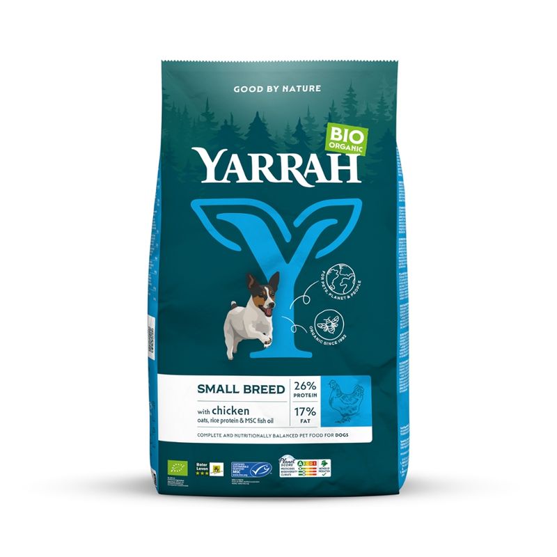 Yarrah Organic Petfood Yarrah Bio Hund Trockenfutter Erwachsene & Welpe Kleine Rasse Huhn - Produktbild