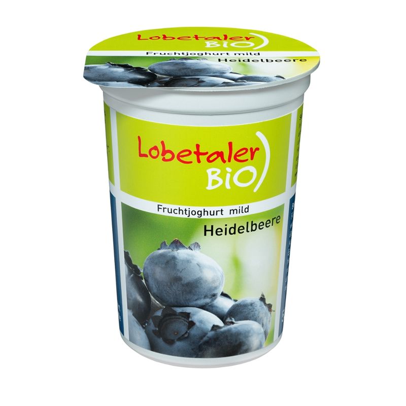 Lobetaler Bio Fruchtjoghurt Heidelbeere - Produktbild